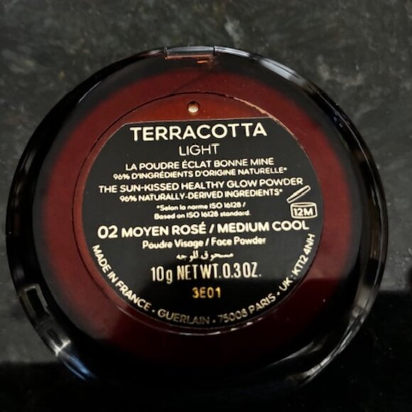RARE Guerlain Terracotta The Sun Kissed Healthy Glow Powder 02 Medium Cool-NEW - Picture 3 of 4